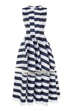 Moda Operandi Maison Rabih Kayrouz Pointelle-trimmed Pleated Satin Dress Size: 36