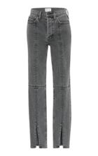 Cotton Citizen Vickie High-rise Split-leg Jeans