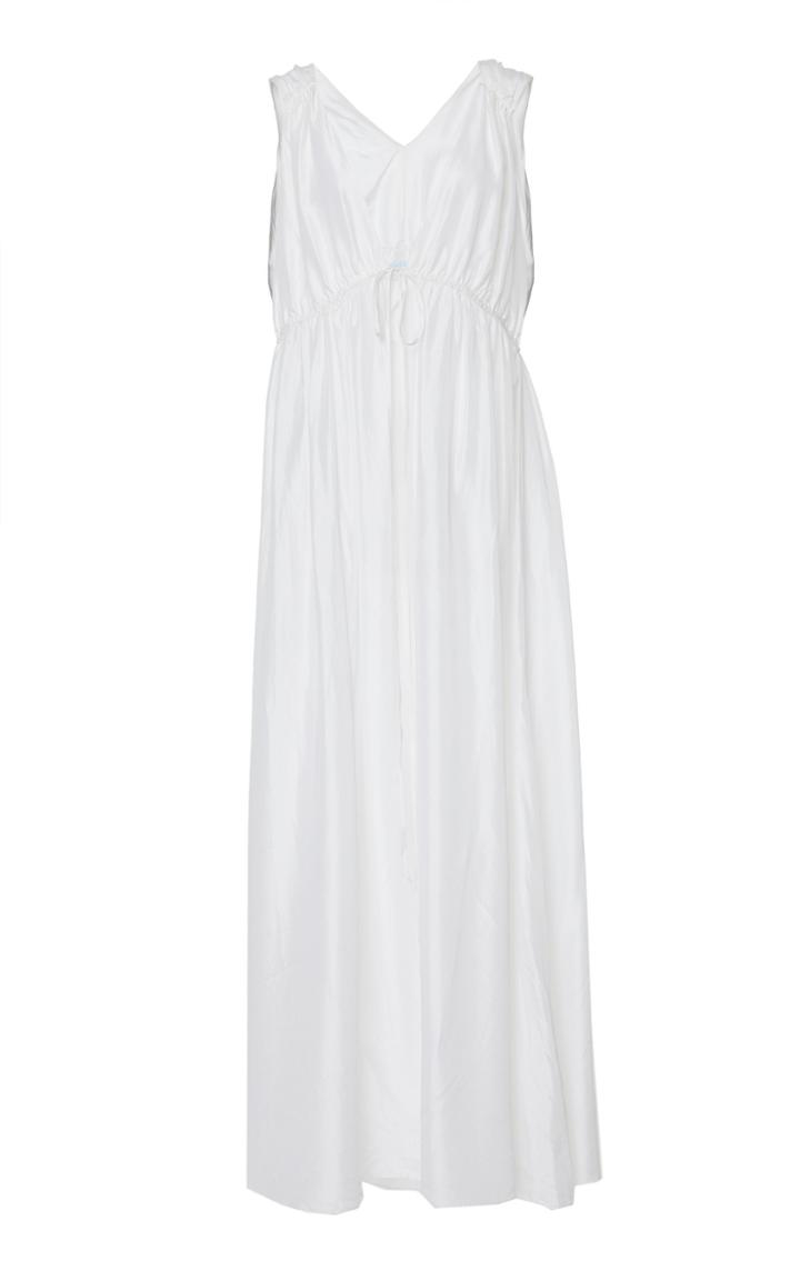 Loup Charmant Sirena V Neck Silk Gown
