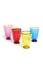 La Doublej Housewives Rainbow Glasses Set Of 4