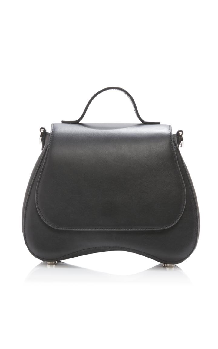 Moda Operandi Simone Rocha Mini Flower Leather Bean Top Handle Bag