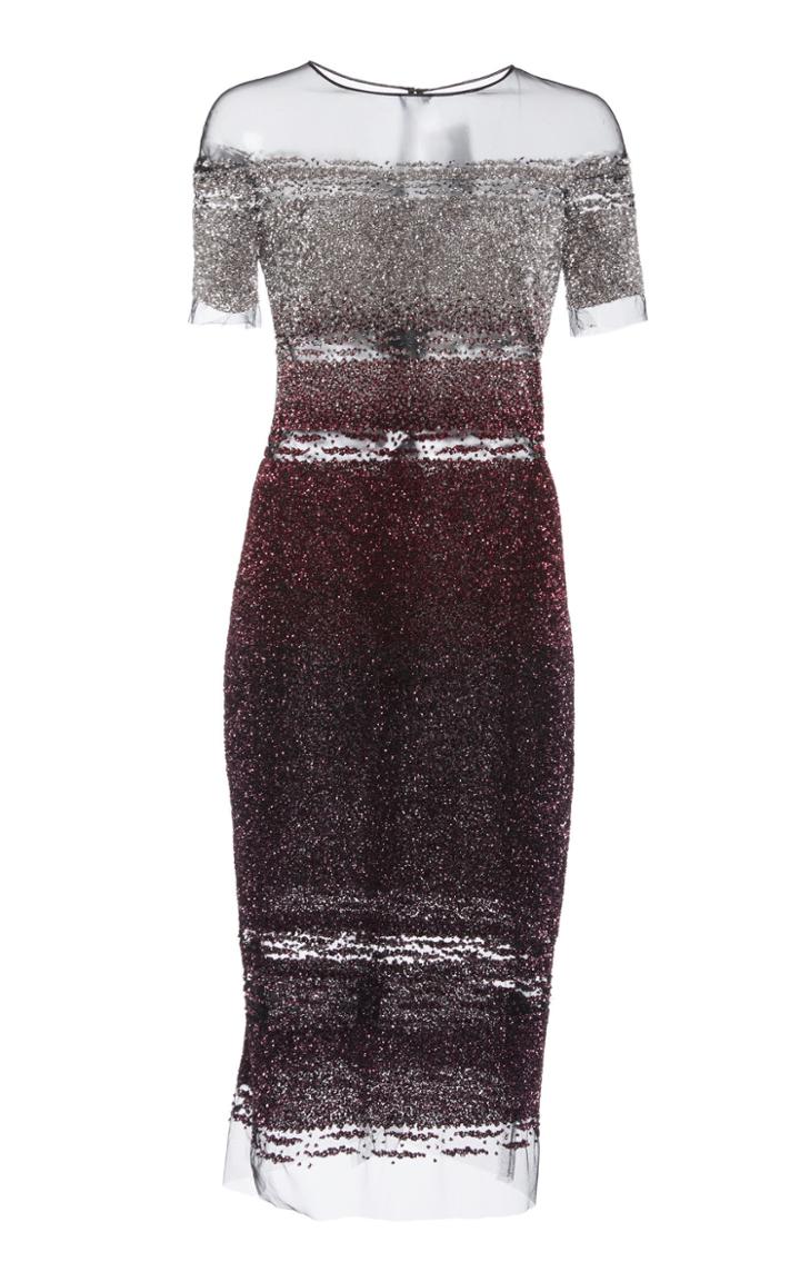 Pamella Roland Signature Sequin Dress