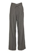 Situationist High-rise Cross Front Wool Pant