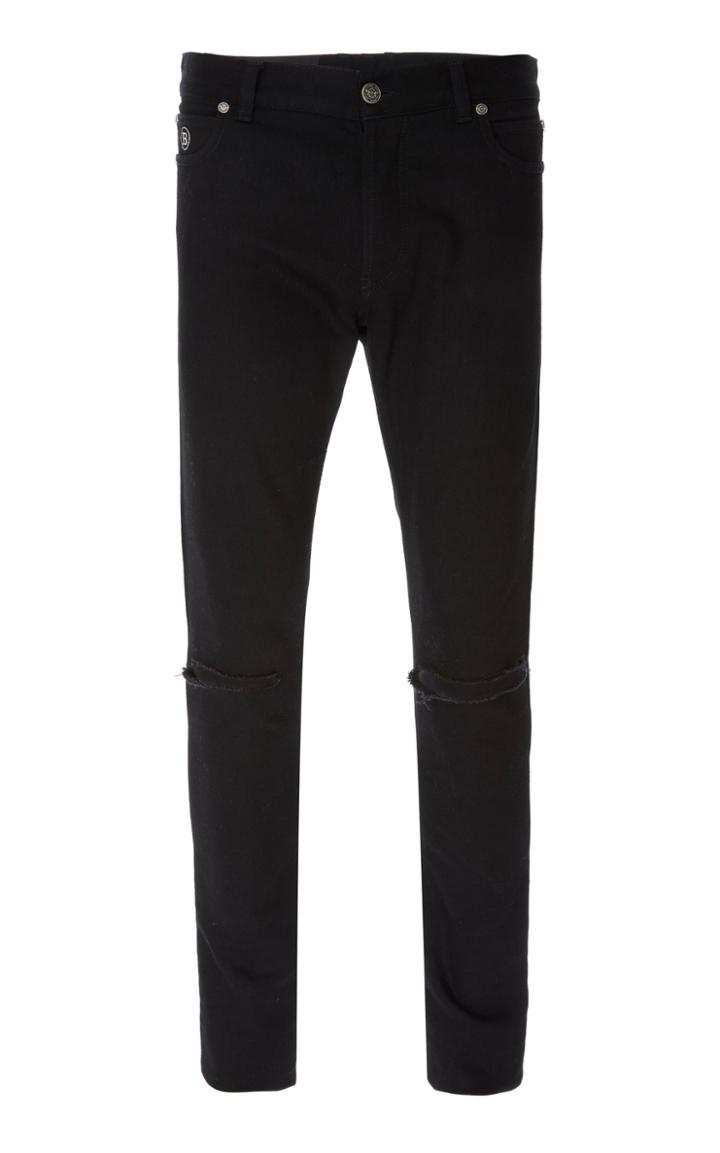 Balmain 6 Pockets Skinny Jean 14cm Knee Holes