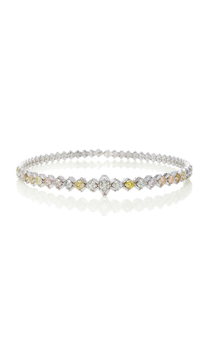 Suzanne Kalan One Of A Kind White Gold Diamond Choker