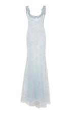 Luisa Beccaria Tulle Sleeveless Full Length Dress