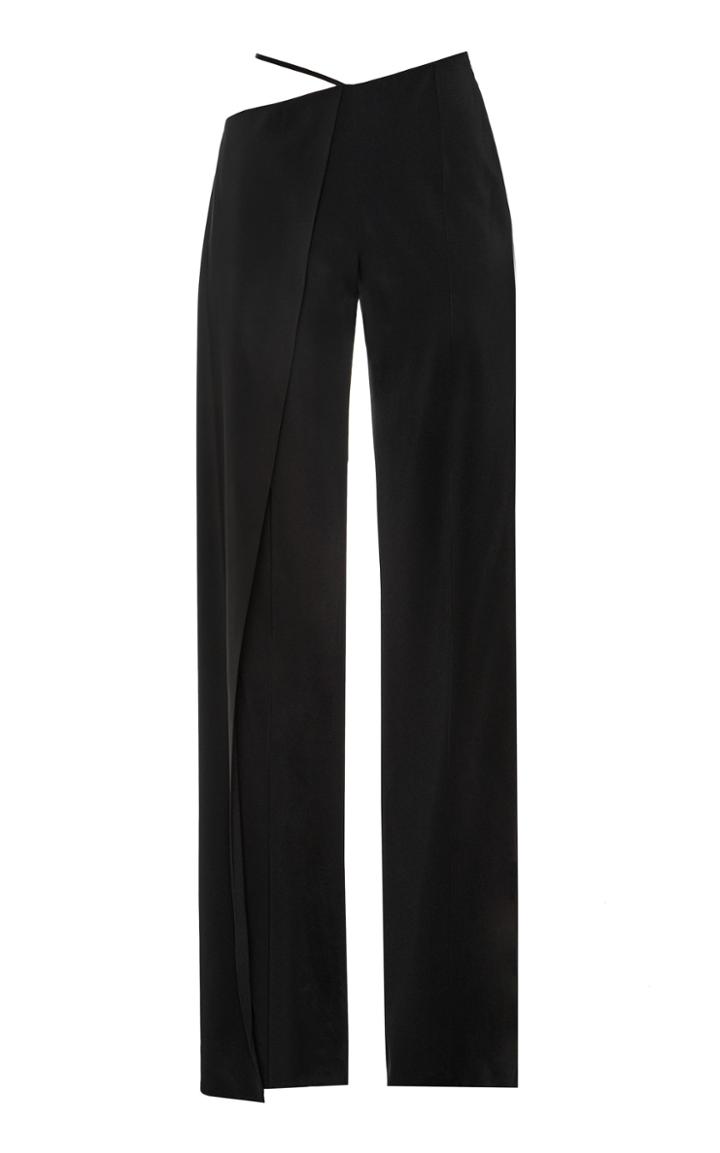 Moda Operandi Aleksandre Akhalkatsishvili Asymmetric Crepe Wide-leg Pants