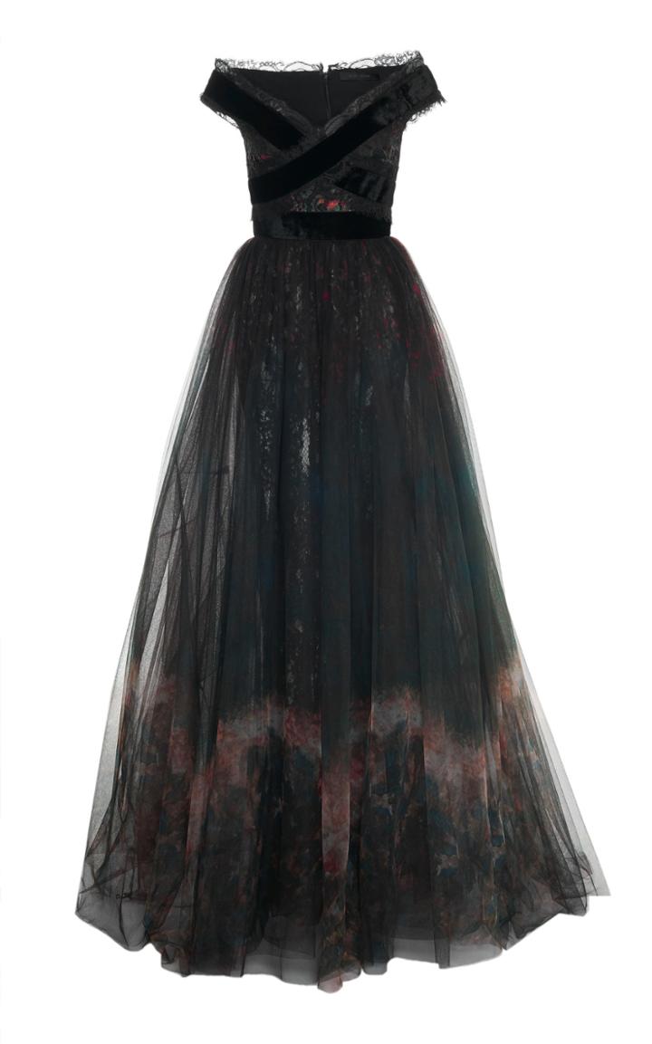 Elie Saab Tulle Gown