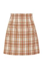 Veronica Beard Roman Plaid Mini Skirt