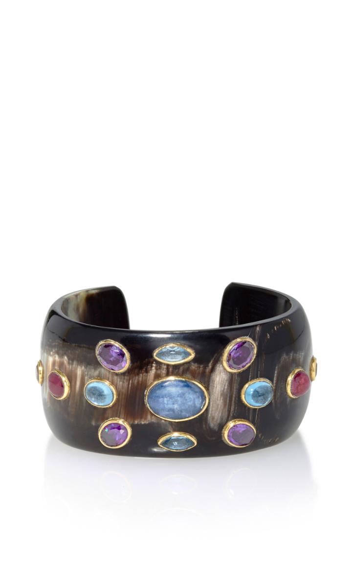 Ashley Pittman Ovu Horn Multi-stone Cuff