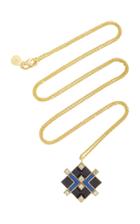 Amrapali Mosaic 18k Gold And Enamel Necklace
