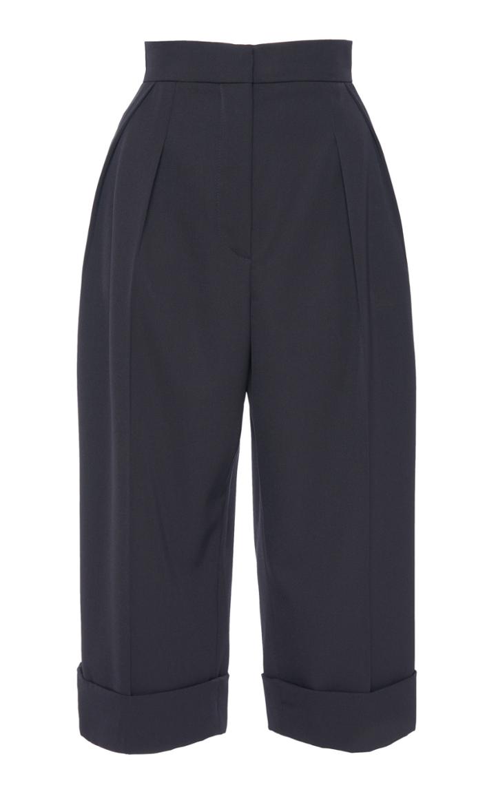 Max Mara Capra Lightweight Wool-gabardine Shorts
