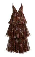 Moda Operandi Brock Collection Rosenne Silk Tiered Dress