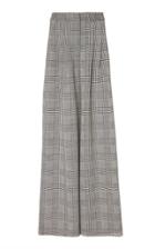 Adam Lippes Pleated Plaid Trousers