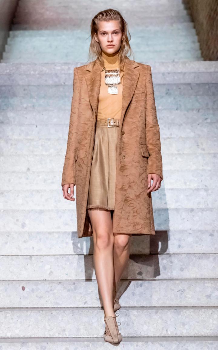 Max Mara Oncia Textured Alpaca-wool Trench Coat