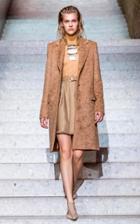 Max Mara Oncia Textured Alpaca-wool Trench Coat