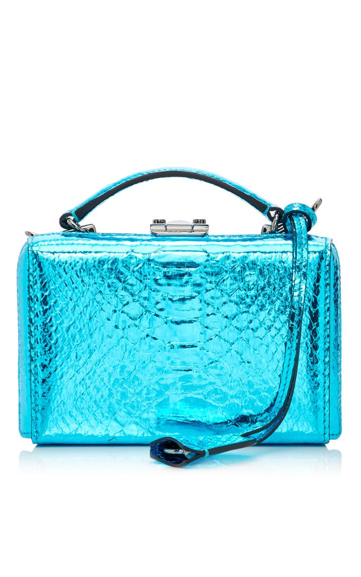 Mark Cross Mini Python Grace Box Bag