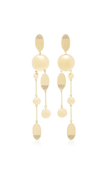 Sarah Magid Jewelry Gold-plated Swarovski Crystal Drop Earrings