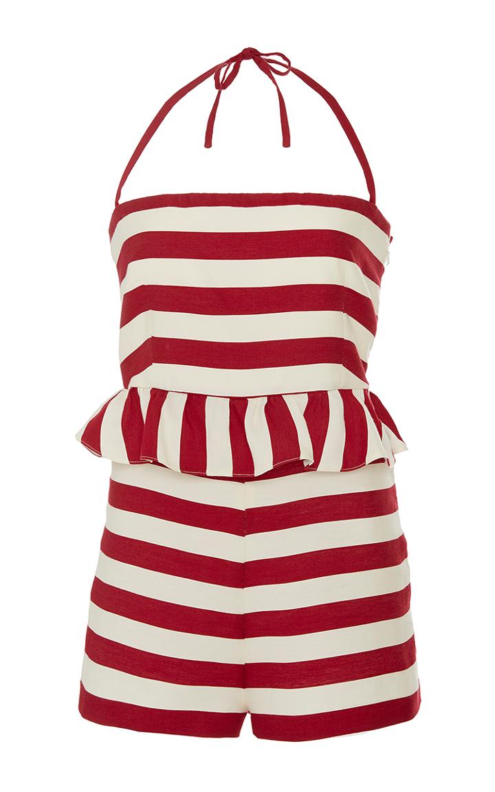 Red Valentino Striped Jumpsuit