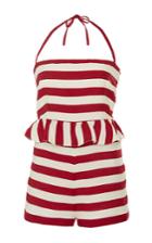 Red Valentino Striped Jumpsuit