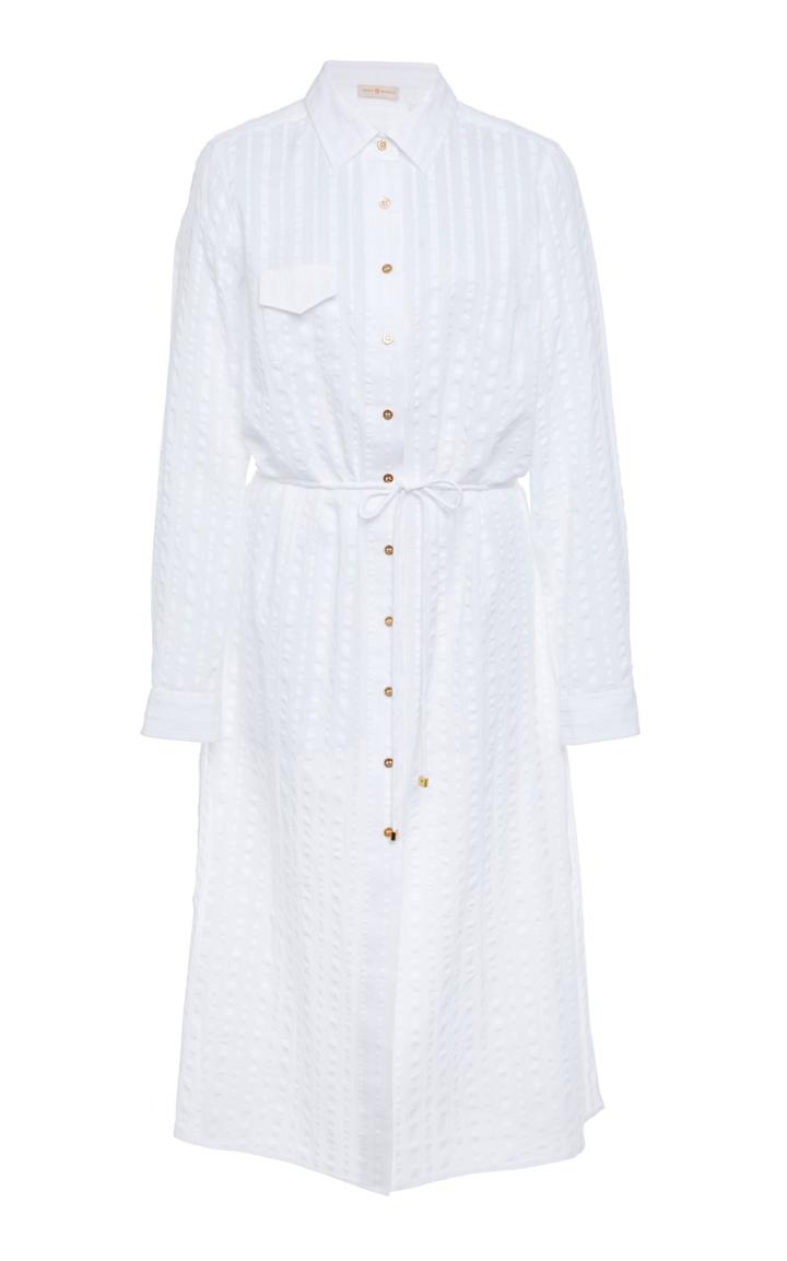 Tory Burch Seersucker Shirtdress