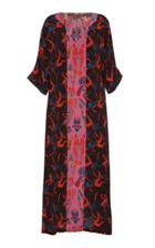 Rianna + Nina Patricia Silk Evening Caftan Dress