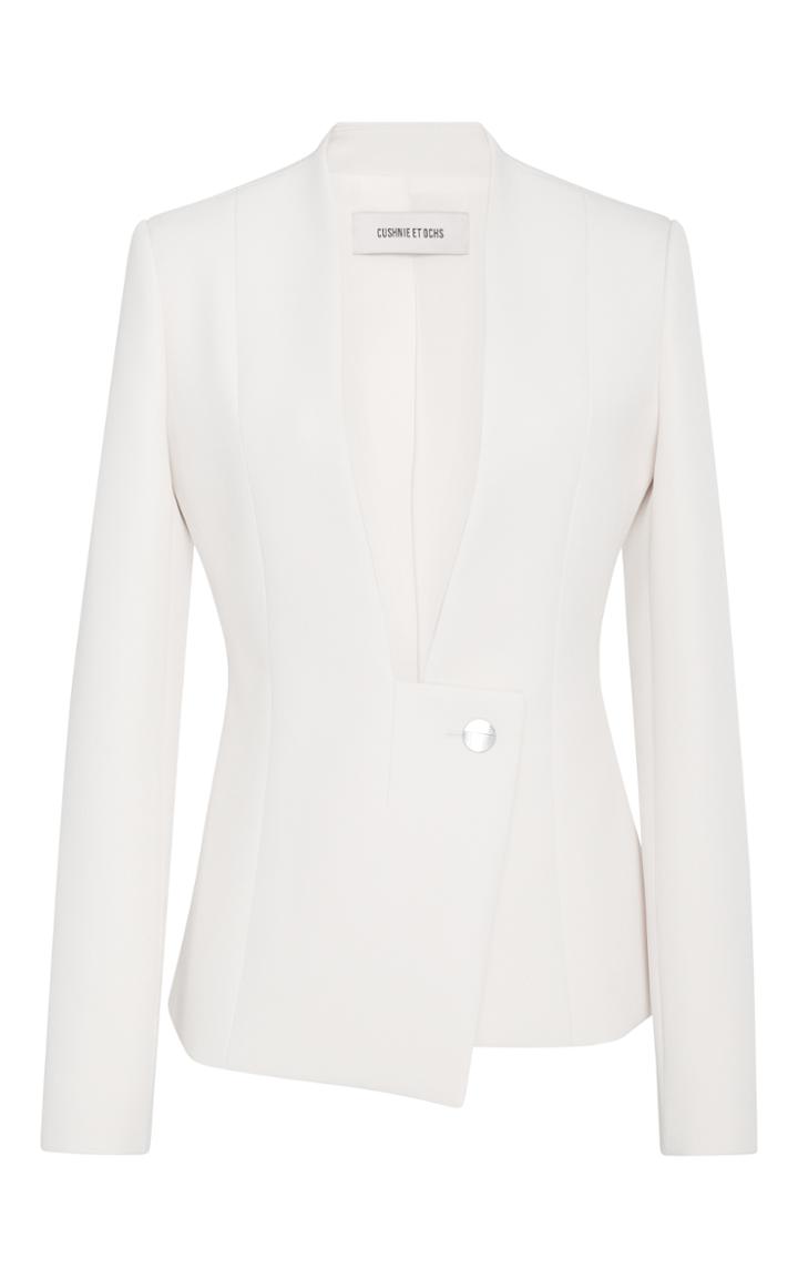 Cushnie Et Ochs Brianne Collarless Jacket