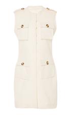 Andres Otalora Nieves Belted Cotton Mini Dress