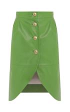 Moda Operandi George Keburia Casablanca Vegan Leather Midi Skirt