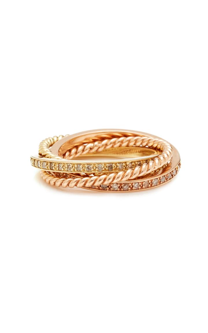 Nancy Newberg Pave And Twist Rolling Ring