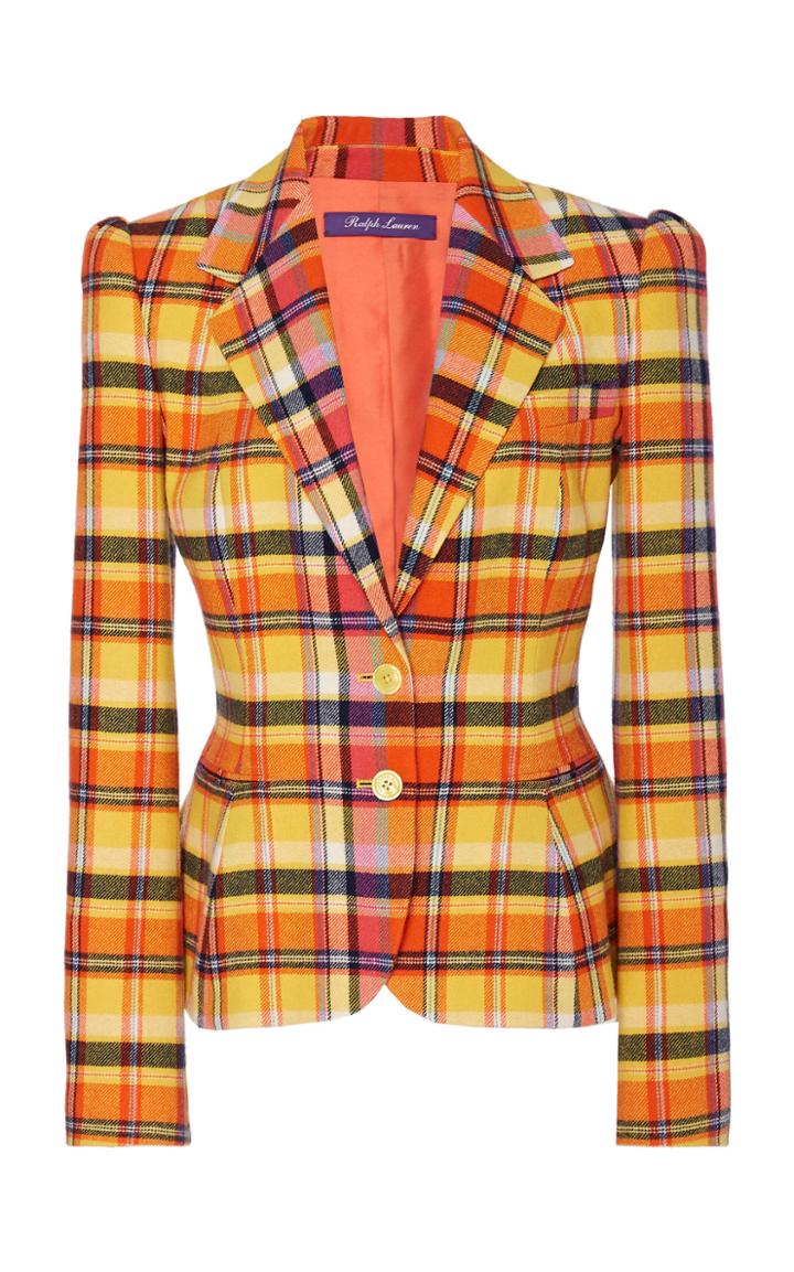 Ralph Lauren Eloise Plaid Wool-blend Jacket