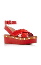 Red Valentino Studded Platform Sandal