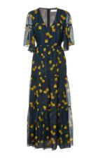 Borgo De Nor Teodora Floral-print Silk Dress