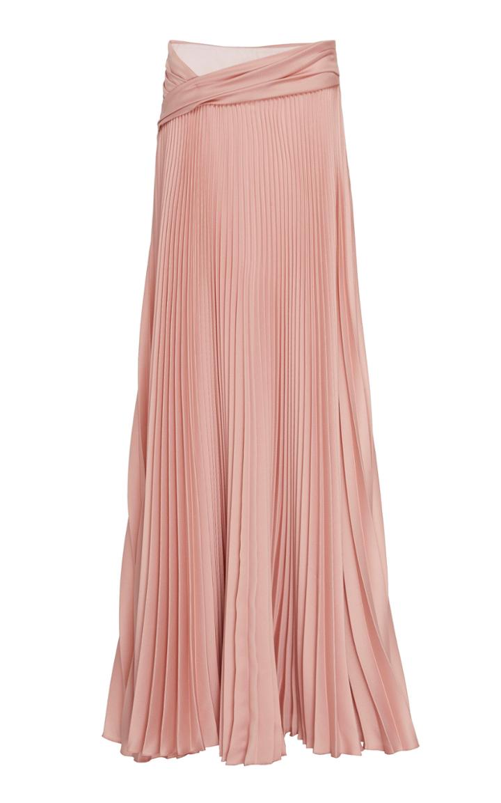 Brandon Maxwell Tie Waist Ball Skirt