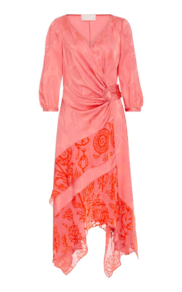 Peter Pilotto Asymmetric Jacquard Dress