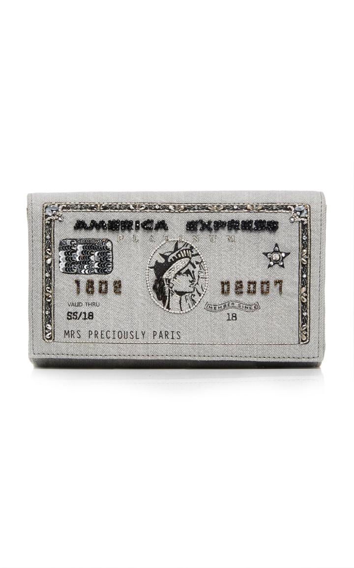 Preciously Paris Customizable Mini Platinum Amex Clutch