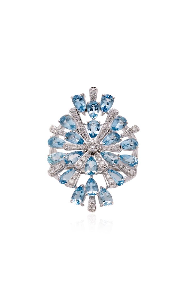 Hueb M'o Exclusive Aquamarine Cocktail Ring
