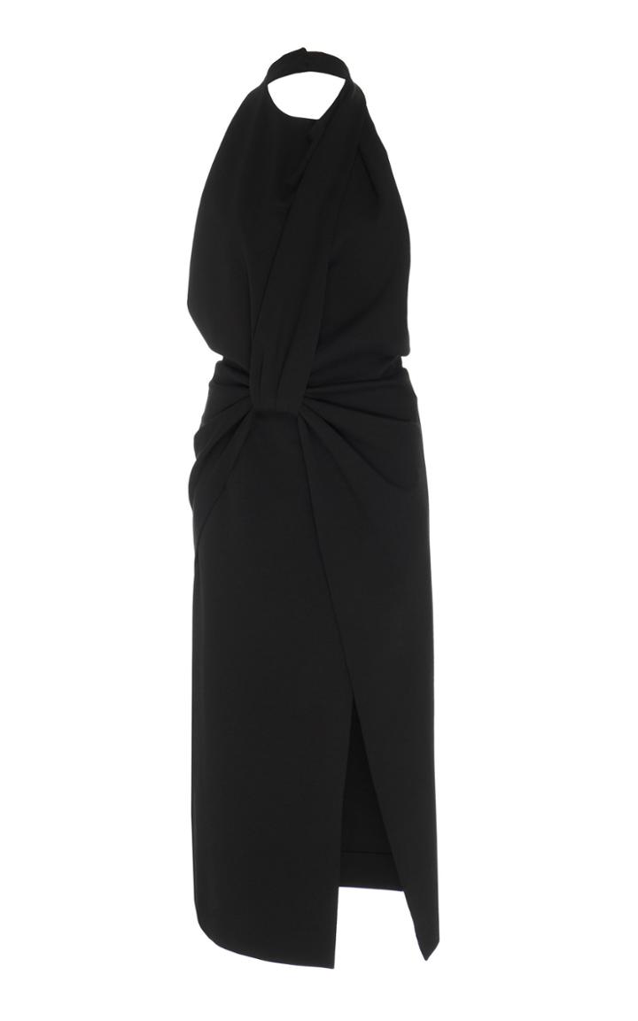 Tre By Natalie Ratabesi Venus Halter Drape Dress