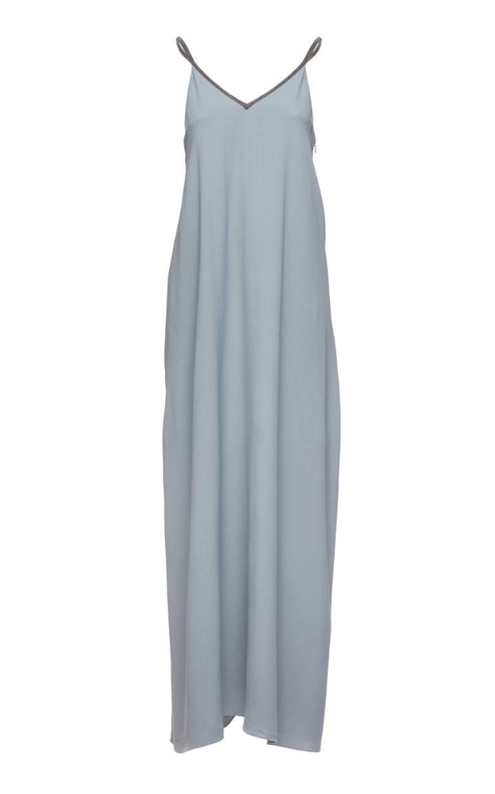 Fabiana Filippi V Neck Full Length Dress