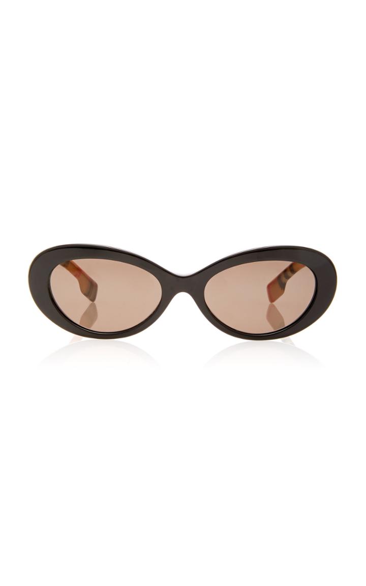 Burberry Sunglasses Oval-frame Acetate Sunglasses