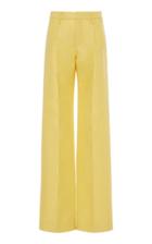 Lanvin Silk-blend Wide-leg Trousers