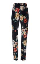 Attico Printed Velvet Skinny Pants