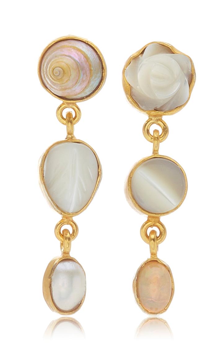Moda Operandi Grainne Morton Moving Opal Earrings