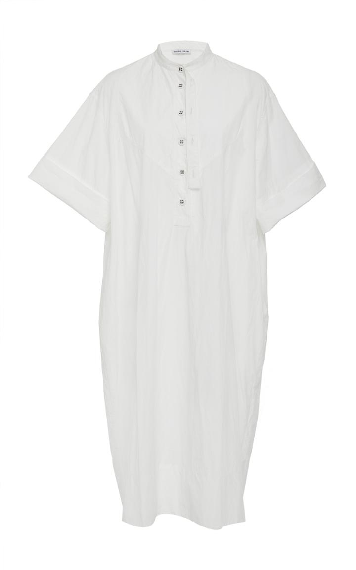 Tomas Maier Airy Poplin Cotton Shirt Dress