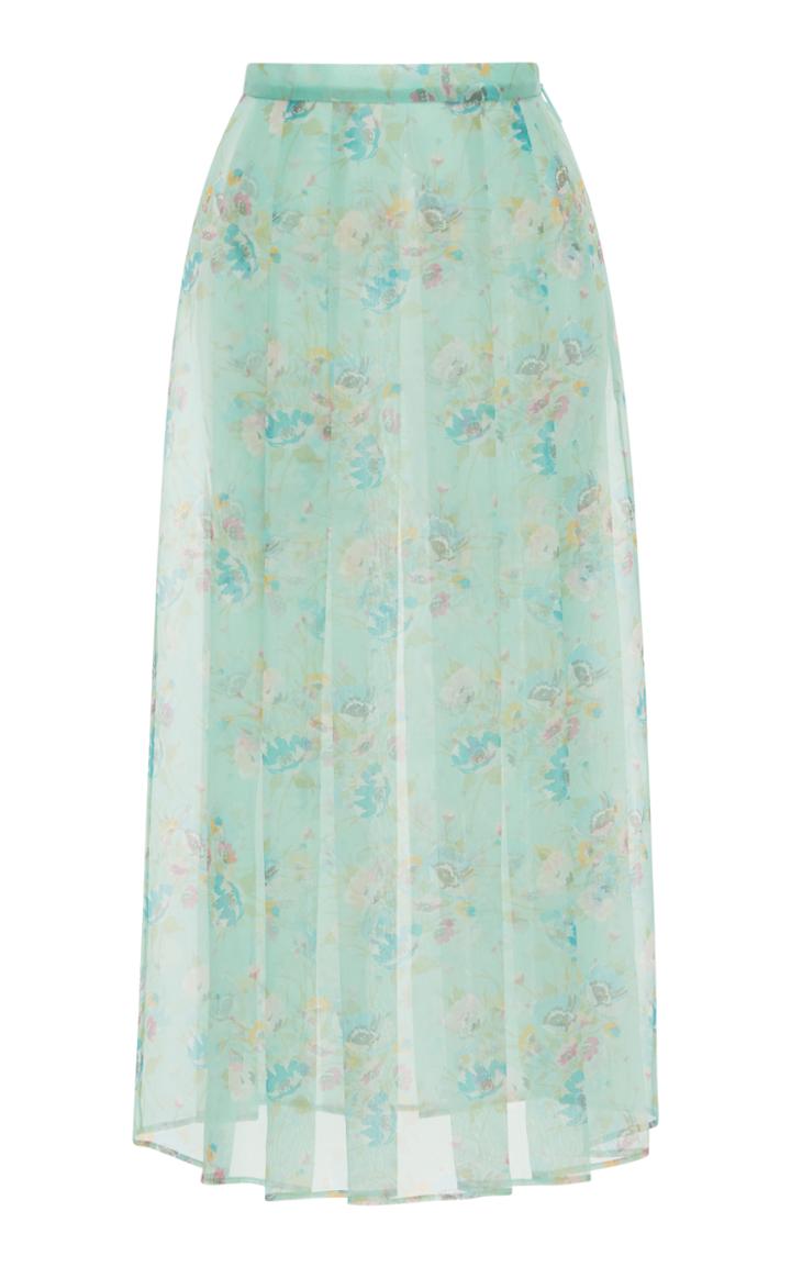 Christopher Kane Archive Floral Pleated Skirt