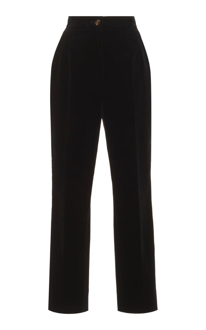 Dolce & Gabbana Velvet Cropped Pants