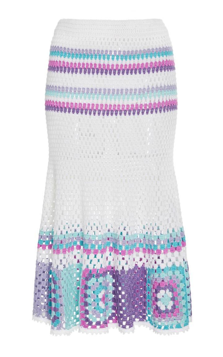 My Beachy Side Midi Crochet Skirt