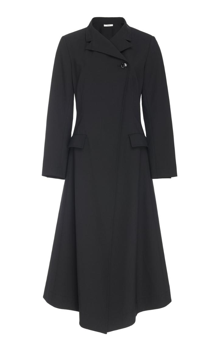 Co Stretch Wool Duster Coat