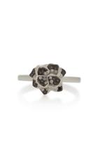 Colette Jewelry 18k White Gold And Black Diamond Ring