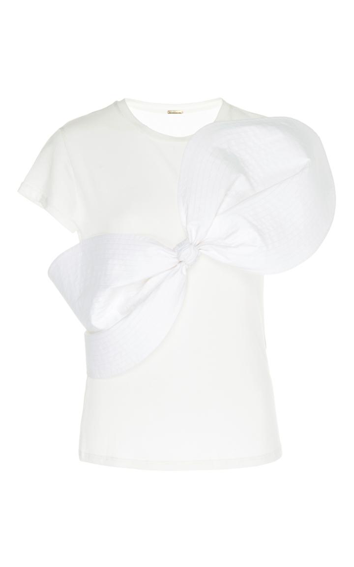 Johanna Ortiz Lennon Bow Front Cotton Top